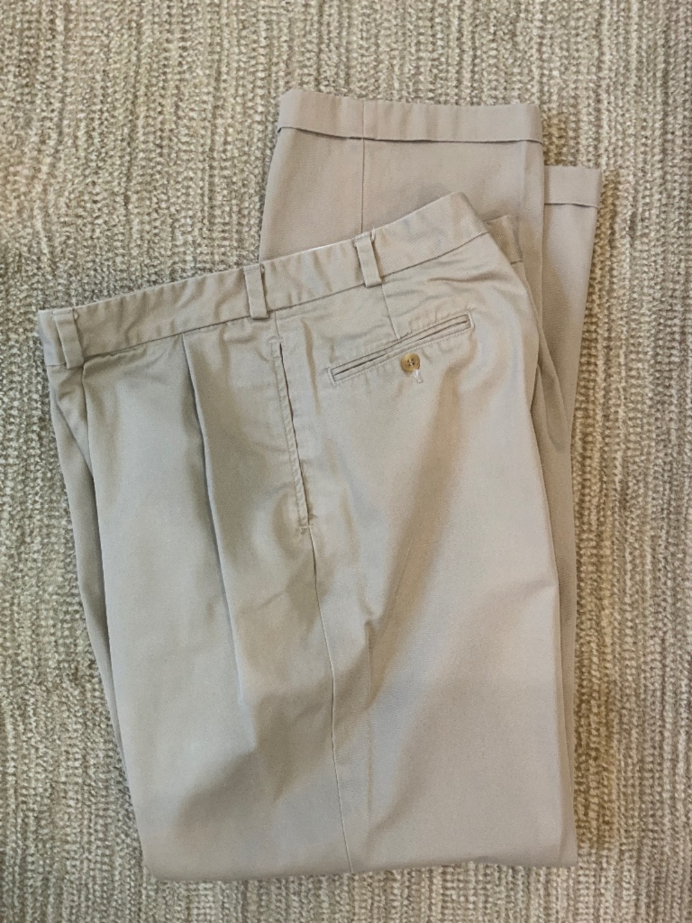Men’s Bills Khakis cotton pants 42x34 tan